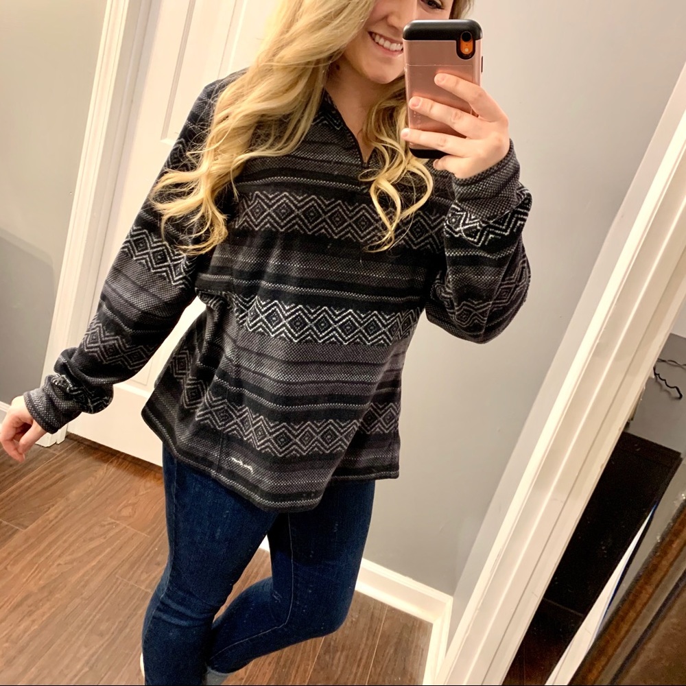 🎉HP🎉 Eddie Bauer Tribal Quarter Zip Pullover XXL